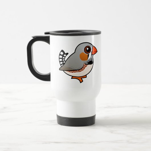 Birdorable Zebra Finch Reisbeker (Links)
