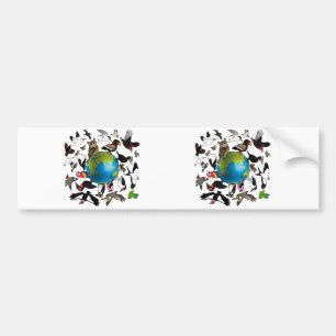 Birdorables Over de hele wereld Bumpersticker