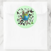 Birdorables Over de hele wereld Ronde Sticker (Tas)