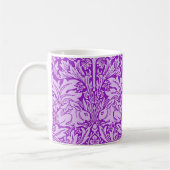 Birds and Rabbits design, lavender color, Koffiemok (Links)