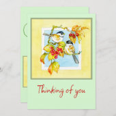 Birds Anytime Kaart (Voorkant / Achterkant)