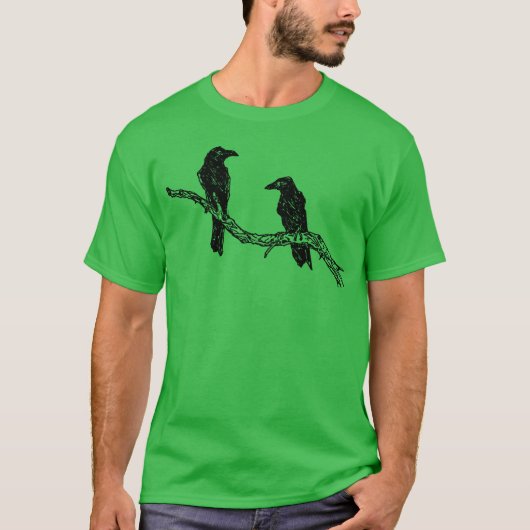 Birds Art gift T-shirt (Voorkant)