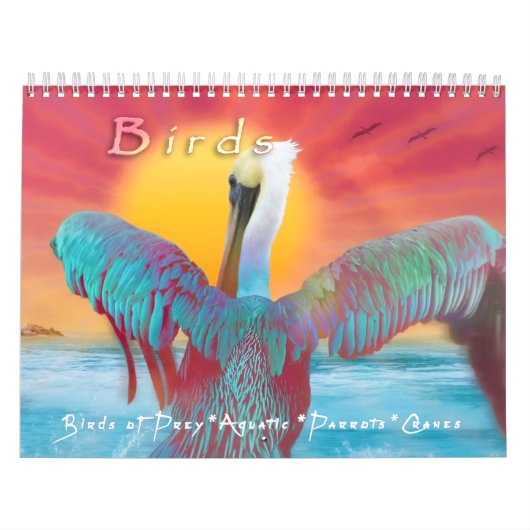 BIRDS ART KALENDER (Hoes)