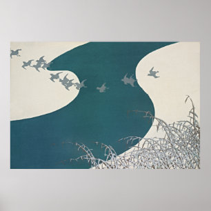  Birds Art Poster – Kamisaka Sekka Elegance