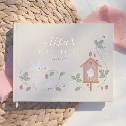 Birds & Berries Nesting Party Girl Baby Shower