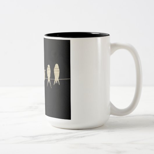 Birds coffee mok (Rechts)