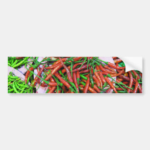 Bird's Eye Chili Peppers Bumpersticker