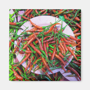Bird's Eye Chili Peppers Magneet