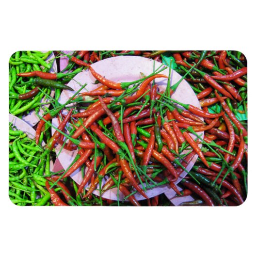 Bird's Eye Chili Peppers Magneet (Horizontaal)