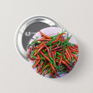 Bird's Eye Chili Peppers Ronde Button 5,7 Cm