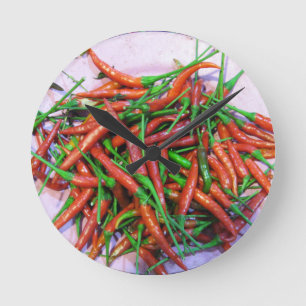 Bird's Eye Chili Peppers Ronde Klok