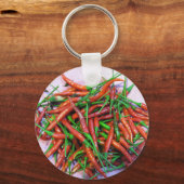 Bird's Eye Chili Peppers Sleutelhanger (Voorkant)