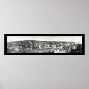 Birds-eye of Duluth MN Foto 1914 Poster