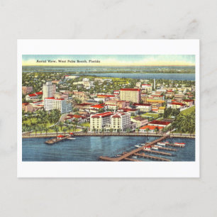 Bird's Eye Uitzicht bij West Palm Beach, Florida, Briefkaart