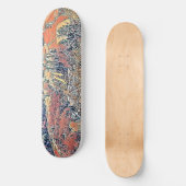 Bird's Eye Uitzicht Fiery Oranje Herfst Scenery Pa Skateboard (Voorkant)