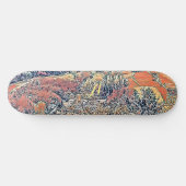 Bird's Eye Uitzicht Fiery Oranje Herfst Scenery Pa Skateboard (Horizontaal)