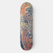 Bird's Eye Uitzicht Fiery Oranje Herfst Scenery Pa Skateboard (Voorkant)
