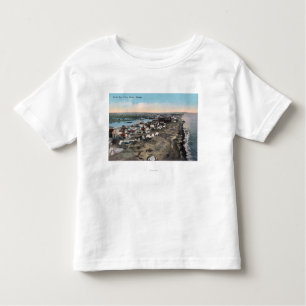 Bird's Eye Uitzicht of TownNome, AK Kinder Shirts