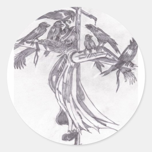 Bird's Eye Uitzicht Sticker (Voorkant)
