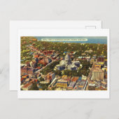 Bird's Eye Uitzicht van het Capitool in Madison, W Briefkaart (Voorkant / Achterkant)