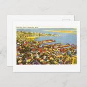 Bird's-Eye Uitzicht van Nantucket, Massachusetts, Briefkaart (Voorkant / Achterkant)