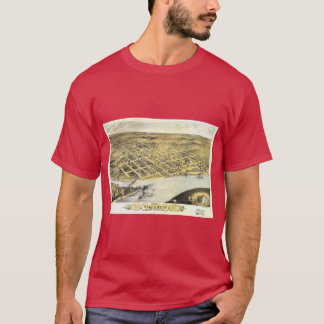 Birds eye uitzicht van Wyandotte T-shirt