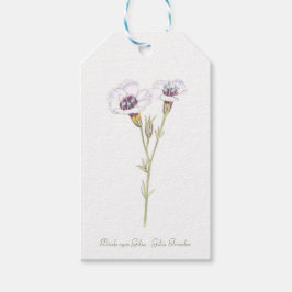 Bird's Eyes Gilia waterverf Wooden Box Sign Cadeaulabel