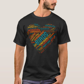 Birds Heart Birder cadeau vogelspotten T-shirt
