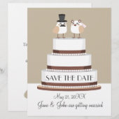Birds Love Wedding Cake (Voorkant / Achterkant)