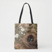 Bird's Nest and Dog Rozen van John William Hill Draagtas (Voorkant)