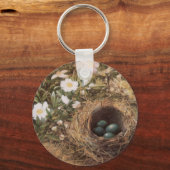 Bird's Nest and Dog Rozen van John William Hill Sleutelhanger (Voorkant)