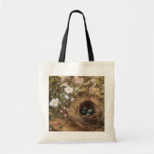 Bird's Nest and Dog Rozen van John William Hill Tote Bag (Voorkant)