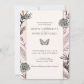 Birds of Paradise Custom Photo Wedding Invitation  (Devant)