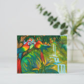 Birds of Paradise Postcard Briefkaart (Staand voorkant)
