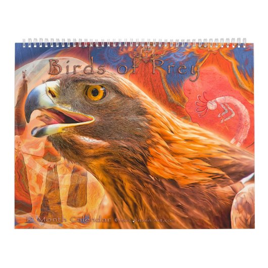 BIRDS OF PREY ART #1 KALENDER (Hoes)