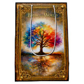 Birds Of The World Medium Cadeauzakje (Achterkant)