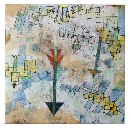 Birds Swooping Down and Arrows Tegeltje (Voorkant)