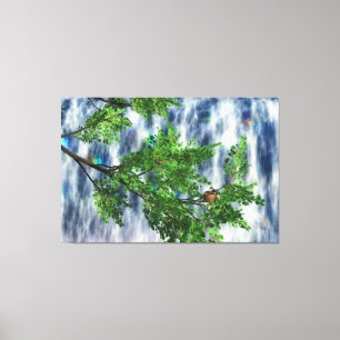 Birdsnest Falls Canvasprint Canvas Afdruk
