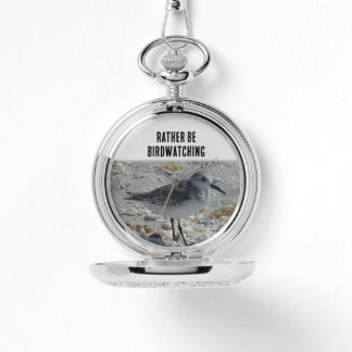 Birdwatch Hobby Beach Bird Coastal Birdwatcher Horloge