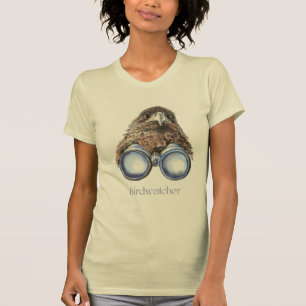 Birdwatcher Hawk Bird die je ziet Humor T-shirt
