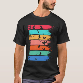 Birdwatcher Vogelwaarneming Vogelvogelwaarneming T-shirt