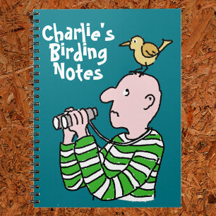Birdwatchers Notitieboek. Naam toevoegen. Notitieboek