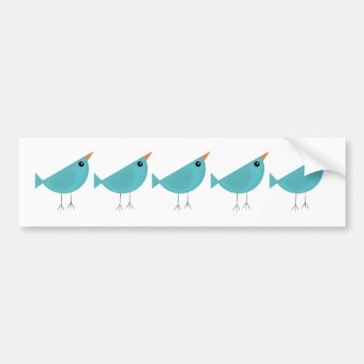 Birdy Bumpersticker (Voorkant)