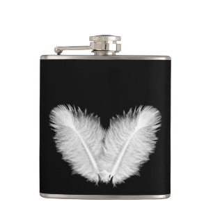 Birdy white veren heupfles