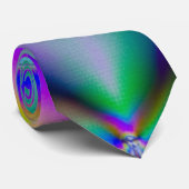 Birefringend patroon stropdas (Opgerold)