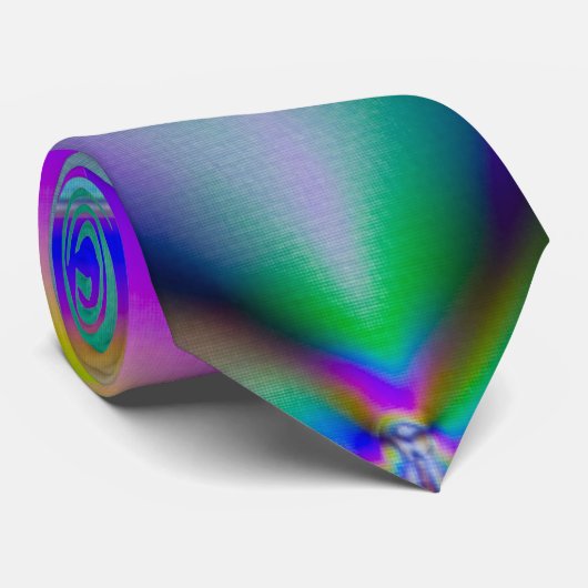 Birefringend patroon stropdas (Opgerold)