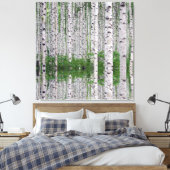 Birg Tree Forest Nature Toile Mur Art (Insitu(Chambre))