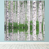 Birg Tree Forest Nature Toile Mur Art (Insitu (Plancher de Bois))