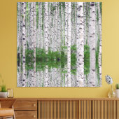 Birg Tree Forest Nature Toile Mur Art (Insitu(Salon))
