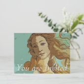 Birh van Venus, godin Kaart (Staand voorkant)